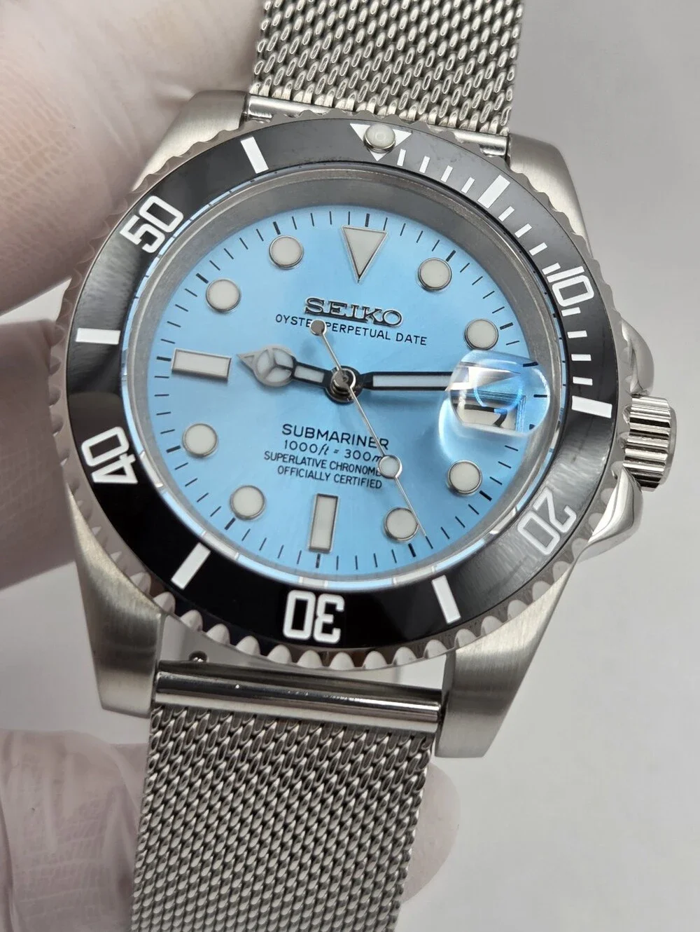 New Custom SeikoMod 40mm Automatic Dive Watch
